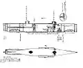 Cross-section of the American Diver. From a sketch drawn by Jame R. McClintock in 1872.