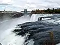 Looking up the Niagara Gorge across the American Falls