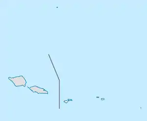 Nuʻuuli is located in American Samoa