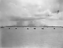 The situation prior to the Australian landings in Labuan.