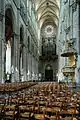 Nave of Amiens Cathedral, looking west (1220–1270)