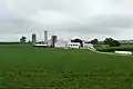 An Amish dairy farm