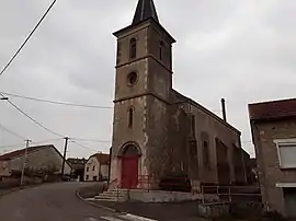 The church in Amoncourt