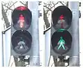 Pan-German Ampelmännchen in Chemnitz