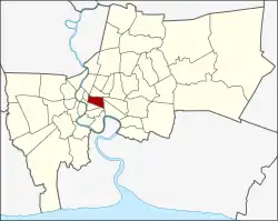 Location in Bangkok