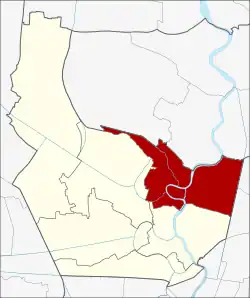 District location in Nonthaburi province