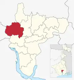 Location in West Bengal