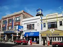 A view of Clark Street in Andersonville