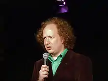 Andy Zaltzman at the Edinburgh Fringe Festival, 2007.