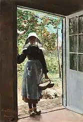 Breton Woman Standing on a Doorstep, 1889, National Museum in Wrocław