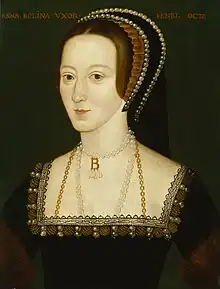 Anne Boleyn, late 16th century copy of a lost original