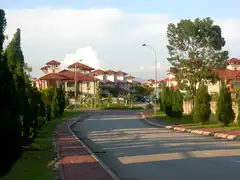 Another quiet Bukit Jelutong street.