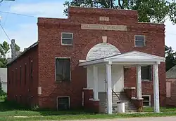 Anselmo community building, June 2010