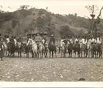 Portuguese commander with local troops in Balibo (1930s)