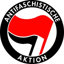 The logo for Antifa