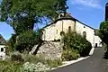 Church of Saint-Pierre-ès-Liens, Antignac, stone staircase