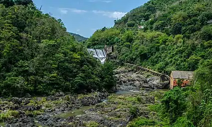 Old dam at El Salto, one of the oldest in Puerto Rico.