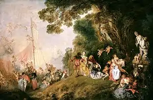 Antoine Watteau, The Embarkation for Cythera, 1718 – 1721