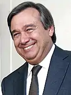 António Guterres, Prime Minister from 1995 to 2002 and the 9th Secretary-General of the United Nations.