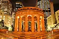 Shrine of Remembrance taken from Ann Street Brisbane at night on 31 May 2012