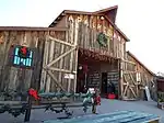 The Audie Murphy Barn on the grounds of Superstition Mountain Museum, moved there from the Apacheland Movie Ranch