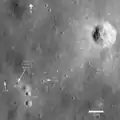 Apollo 14 landing site, 2009 photograph by Lunar Reconnaissance Orbiter