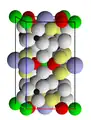 Unit cell of apophyllite