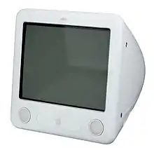 eMac, launched April 29, 2002