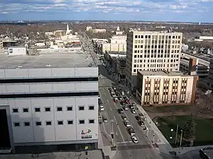 Downtown Appleton skyline, facing east