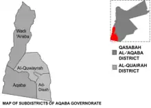 Aqaba Subdistrict Map