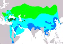 Map of range