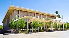 The main library on campus is the Hayden Library which is mostly located underground