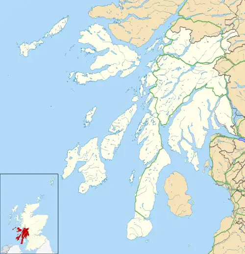 Taynuilt is located in Argyll and Bute