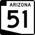 State Route 51 marker