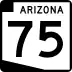 State Route 75 marker