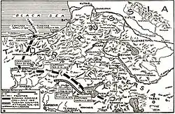 The area of Russian occupation of that region in summer 1916.