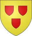 3 escutcheons—Or, three escutcheons gules—d'Abbeville, France