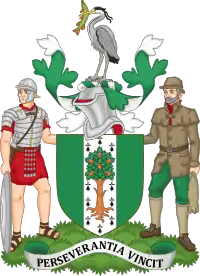 The arms of Kesteven County Council