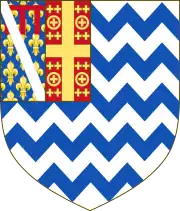 Arms of the Tocco family, the last rulers of the County