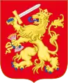 Arms of the States General of the Dutch Republic.  The sword symbolizes the determination to defend the nation, and the bundle of 7 arrows the unity of the 7 United Provinces of the Dutch Republic.