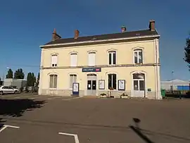 The railway station