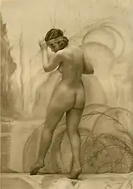 Follies Bergere showgirl by Stanisław Julian Ignacy Ostroróg