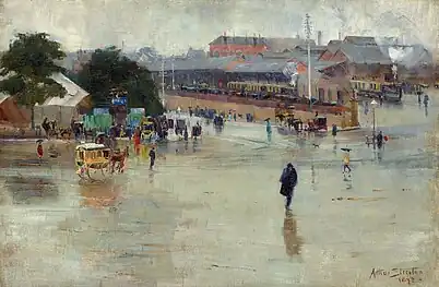 The Railway Station, Redfern, 1893, Art Gallery of New South Wales