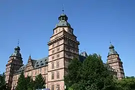 Castle of Johannisburg in Aschaffenburg