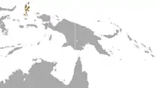 Maluku west of New Guinea