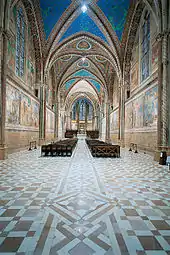 Basilica of San Francesco of Assisi: Nave of the upper basilica (built 1228–1253)