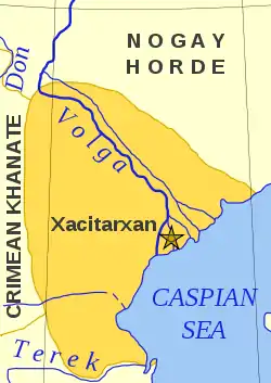 Astrakhan Khanate in 1466–1556