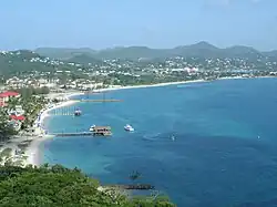 Gros Islet from Pigeon Island