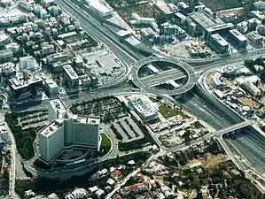 Round overpass in Athens