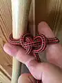 Falconer's  knot 6 : Locked with free end through slip